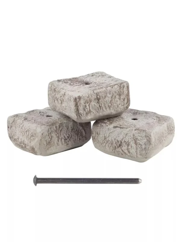Rock Lock Interlocking Garden System, Ends, Set of 3