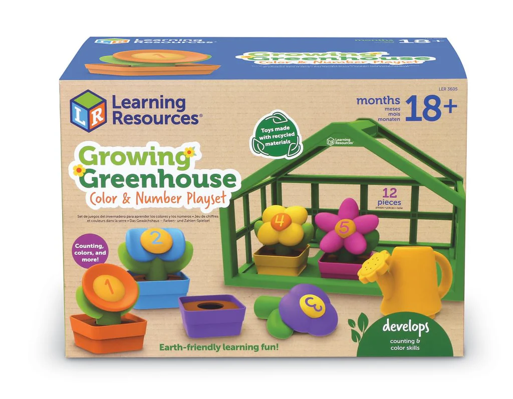 Growing Greenhouse Playset - 12 Pieces - Image 2
